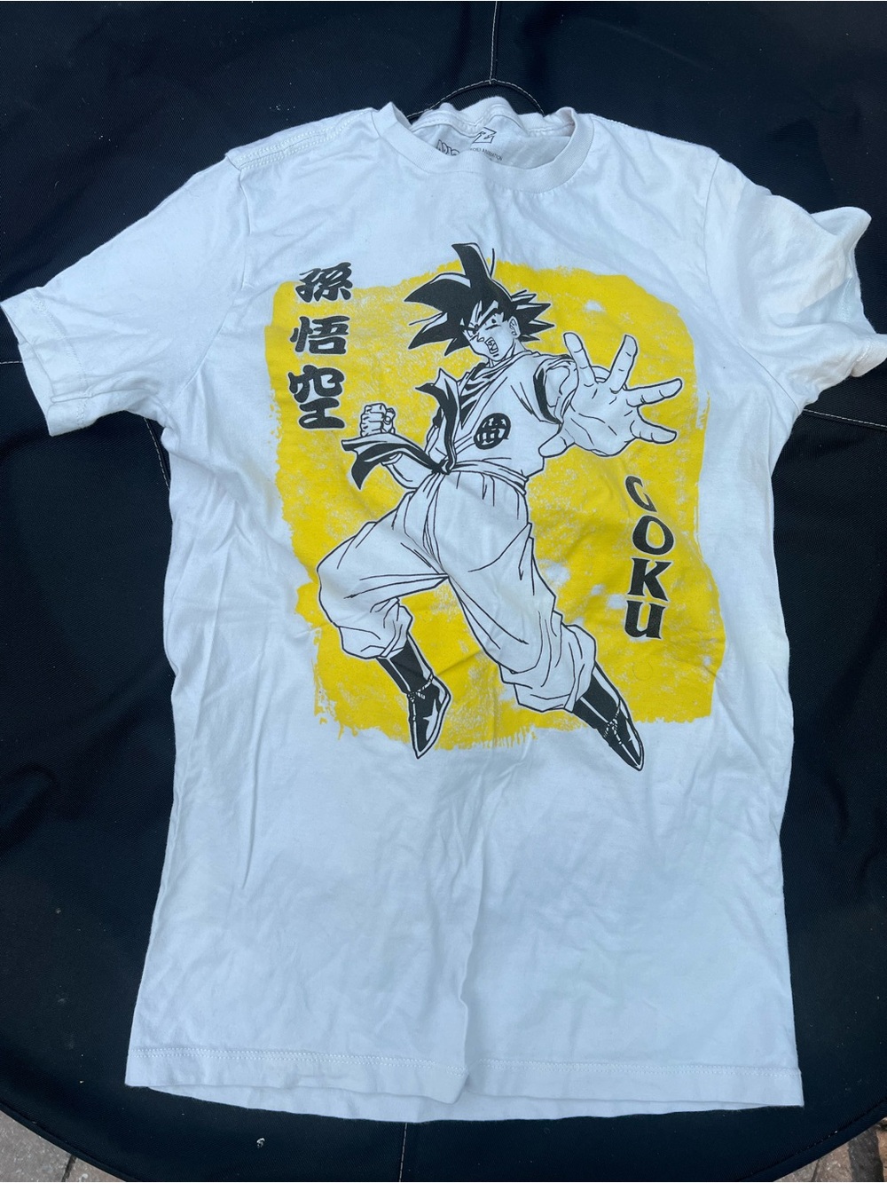 Goku Graphic Short Sleeve Tee - White